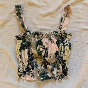 Urban Outfitters Open Back Crop Top